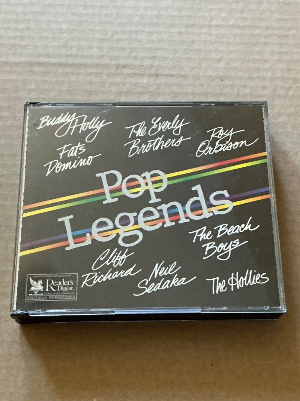Pop Legends Reader's Digest 4 CD Set 1994 Canada Digitally Remastered Tested